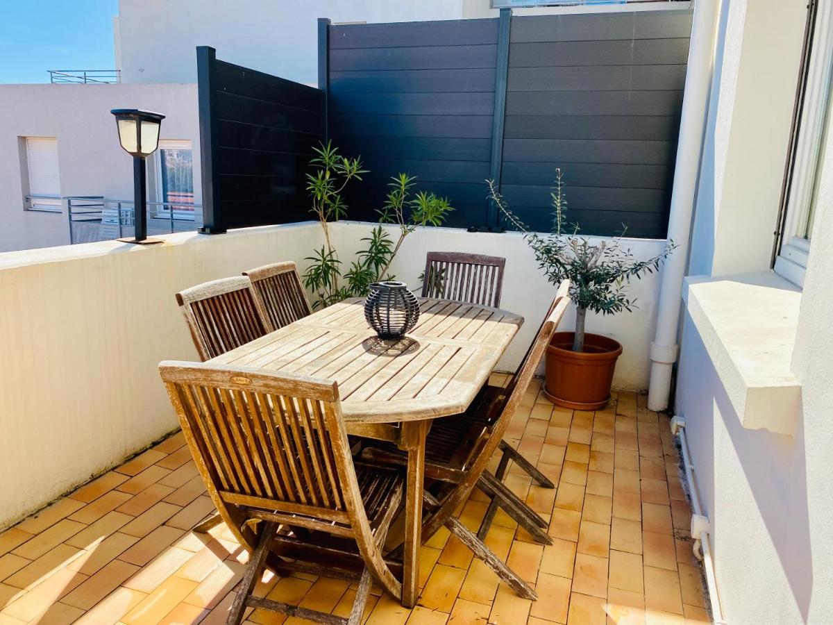 Ferienwohnung "Le Jardin" Superbe T2 Parking, Clim & Terrasse ! Sète Exterior foto